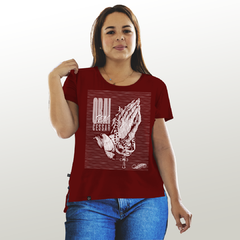 Camiseta Feminina Orai Sem Cessar (1 Ts 5, 17) - Moda Trinity