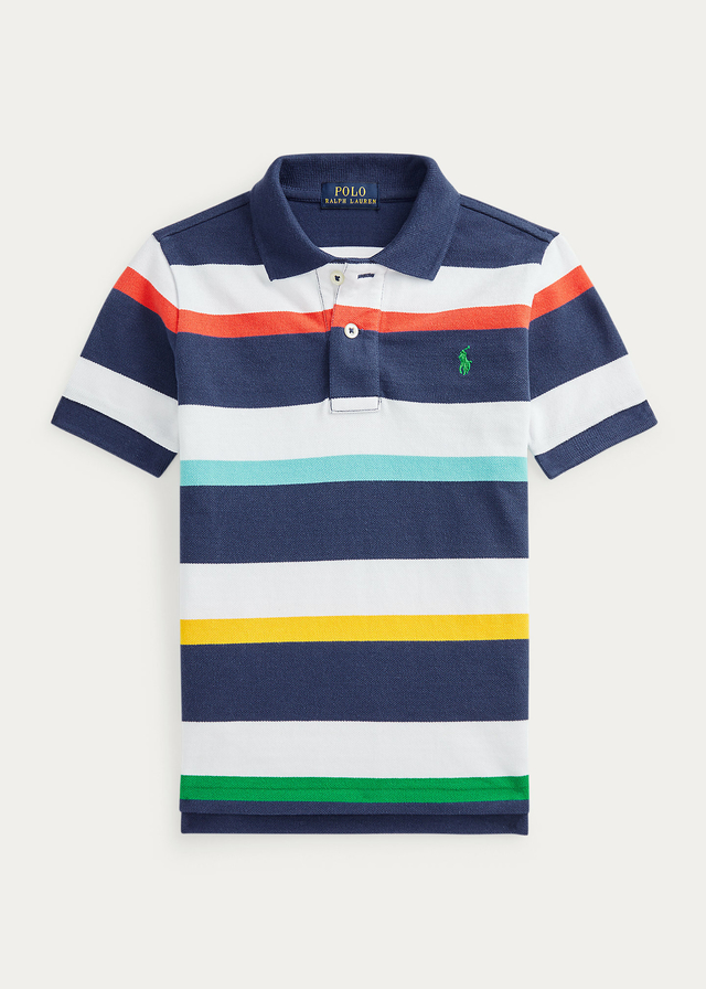 Camisa Polo Ralph Lauren Listrada colorida Kids