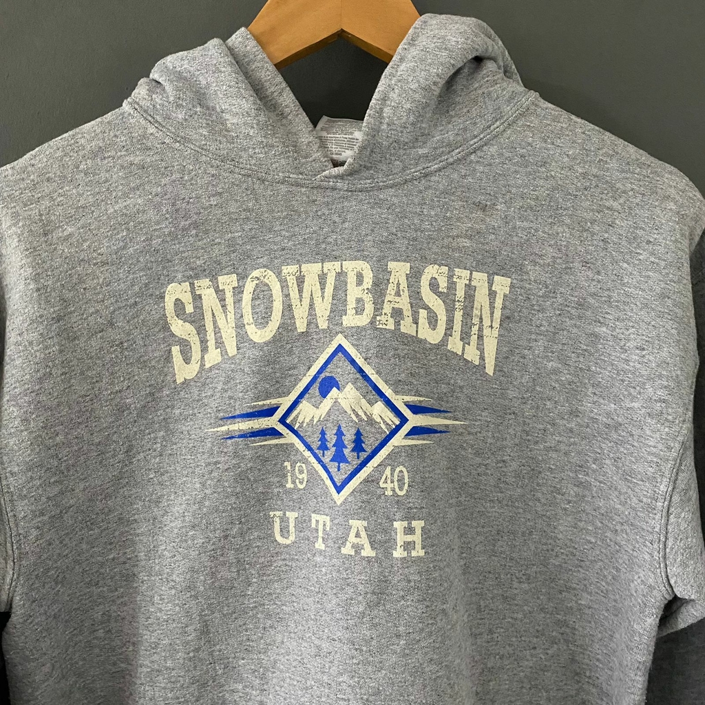 Buzo Hoodie Americano Jerzees Snowbasin Utah