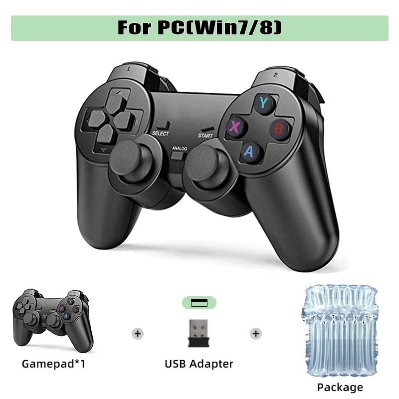 PC Gamepad para Xbox 360, Controlador de jogo sem fio 2.4G, Gaming