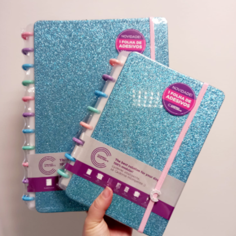 Caderno Let's Glitter Ocean Blue - Caderno Inteligente ®, let's go em  português como se escreve - thirstymag.com