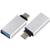 Adaptador OTG USB Tipo C macho a USB A hembra 3.0 Metal PC y celular