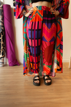 Calça Luz ✸ Estampa Nascente - Oi Gracia • Roupa autoral, local e feliz