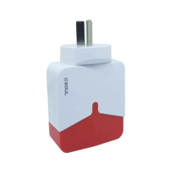 CARGADOR PARED + 3 USB + CABLE LIGHTNING SOUL 3.1A SHARE - DB Store