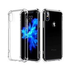 FUNDA ANTISHOCK IPH X TRANSPARENTE en internet