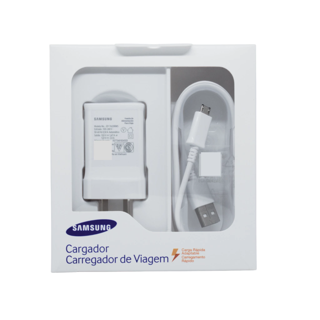 CARGADOR SAMSUNG ORIGINAL 100% CARGA RAPIDA + CABLE MICRO USB