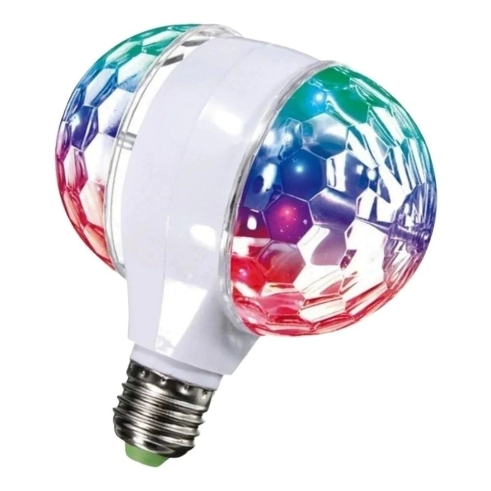 LUZ LED - LAMPARA GIRATORIA DOBLE RGB OS-65 - DB Store
