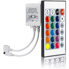 CONTROL REMOTO RGB TIRA DE LED 24 BOTONES C/ CONTROLADOR - comprar online