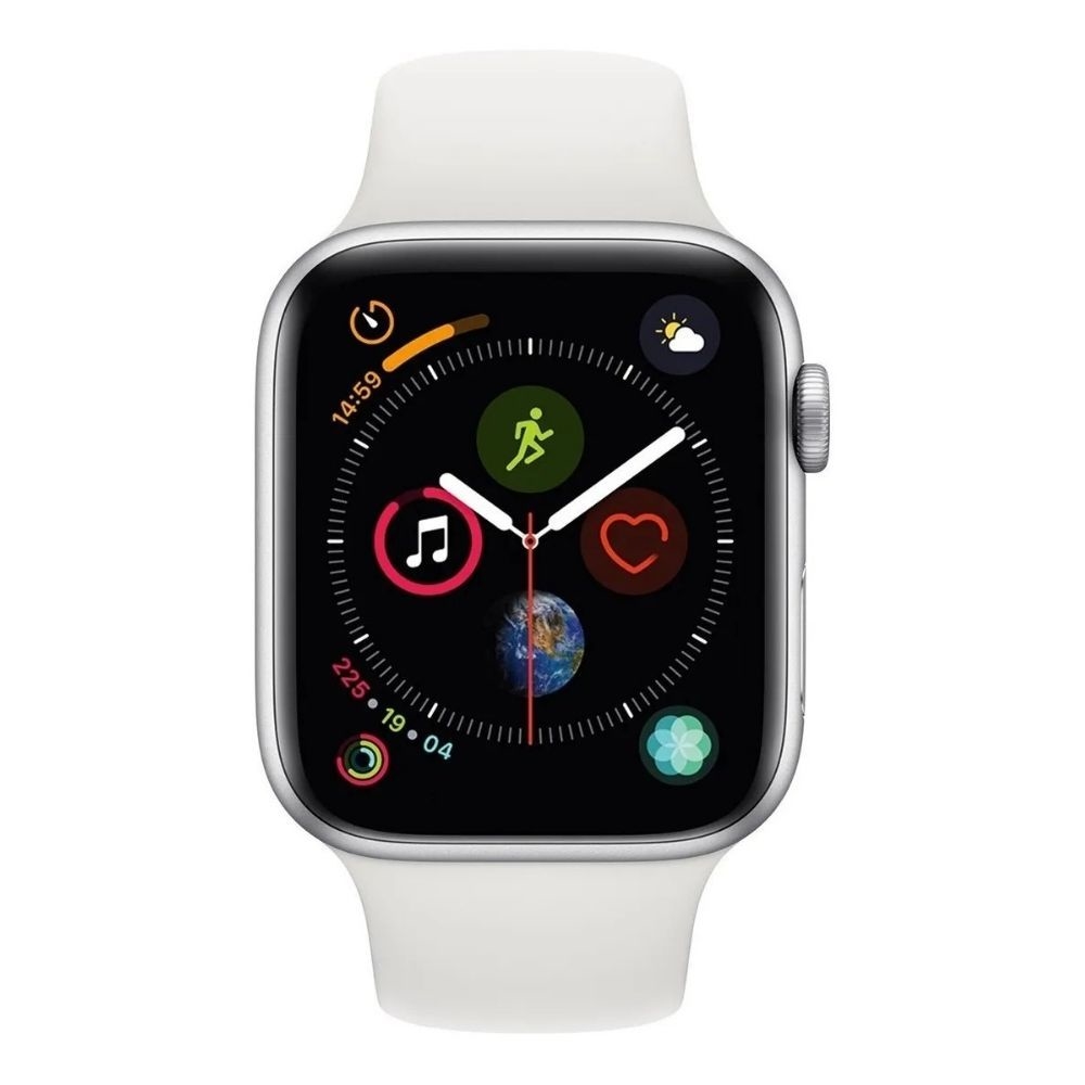 RELOJ INTELIGENTE SMART BAND DRD-CK78 PLATEADO MALLA BLANCA