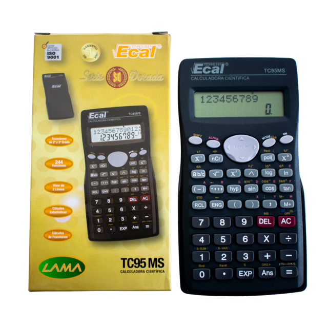 Calculadora Cientifica Ecal TC95MS Similar A Casio fx-95 ecuaciones