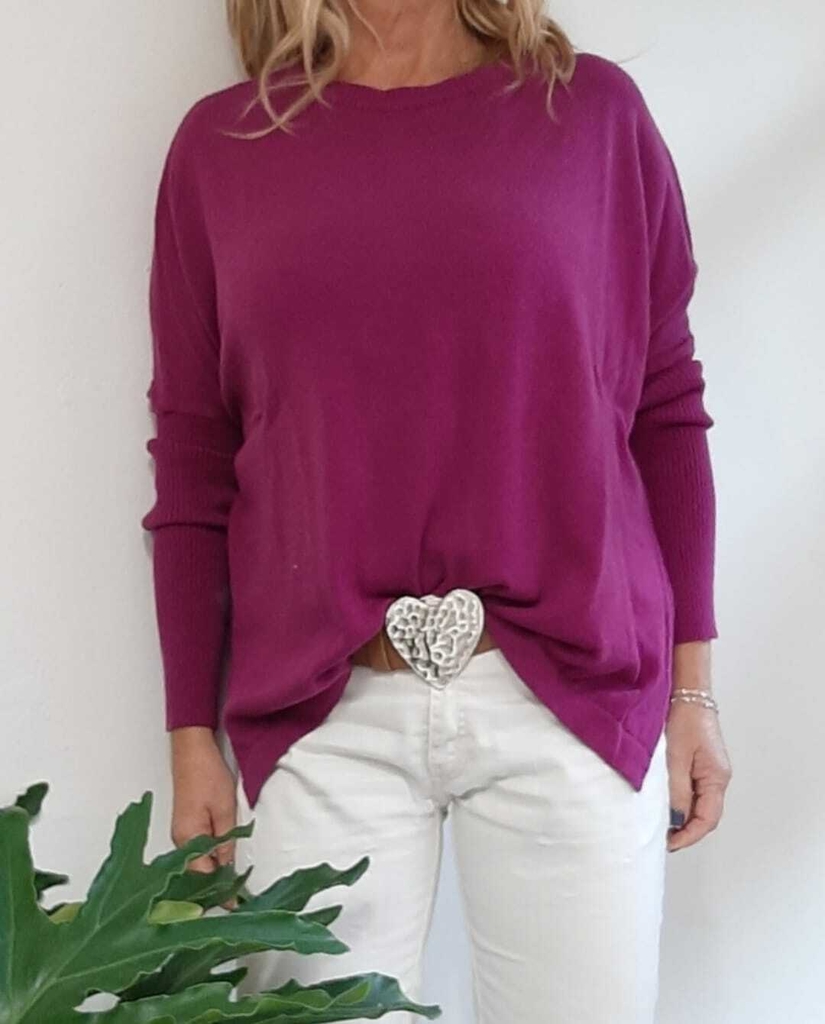 Sweater Felicitas Magenta - Magnolias 