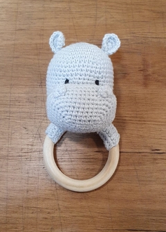 Hipopotamo Conejo Oso Sonajero Bebe Crochet Varios Colores - Accesibble