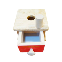 Cajon Caja De Permanencia Montessori Encastre Madera 13x9cm - comprar online