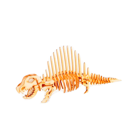 Rompecabezas Maqueta 3d Madera Dinosaurio Dimetrodon Rompecabezas Maqueta 3d Madera Dinosaurio Dimetrodon