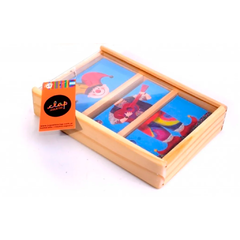 Rompecabezas Mezcladitos Caja De Madera 17x24 Cm Clap