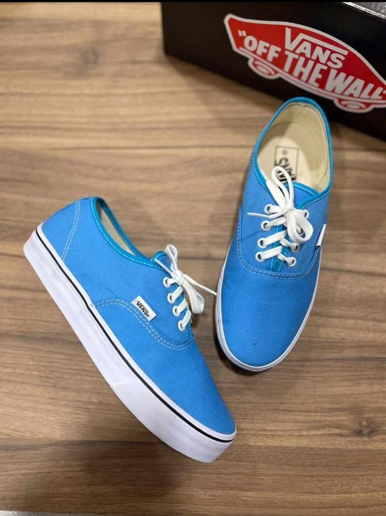 vans authentic azul