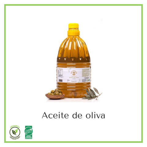 Aceite de oliva orgánico "San Nicolás" 5 litros