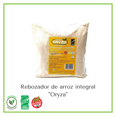 Rebozador y alimento de arroz integral "Oryza" 250 grs - libre de gluten -