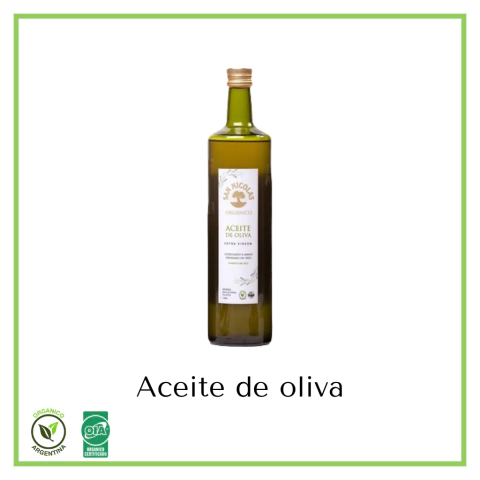 Aceite de oliva orgánico envase de vidrio "San Nicolás" 1 litro