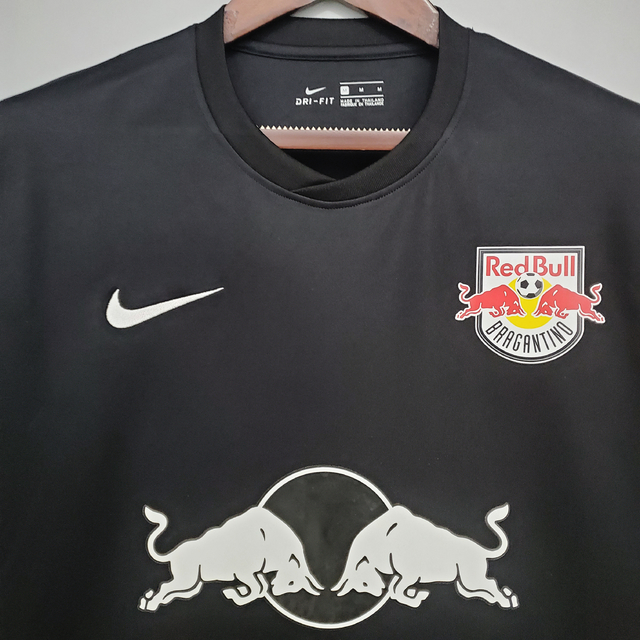 Camisa Red Bull Bragantino Ii 21 22 Torcedor Nike Masculina Preto