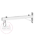 Mensula Con Porta Barral Para Pared 28 cm