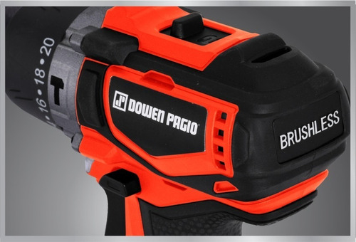Taladro Atornillador Percutor Dowen Pagio Bat 18v 13 Mm Brushless 9993112