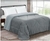 ACOLCHADO KAVANAGH SIMIL GAMUZA QUEEN GRIS - comprar online