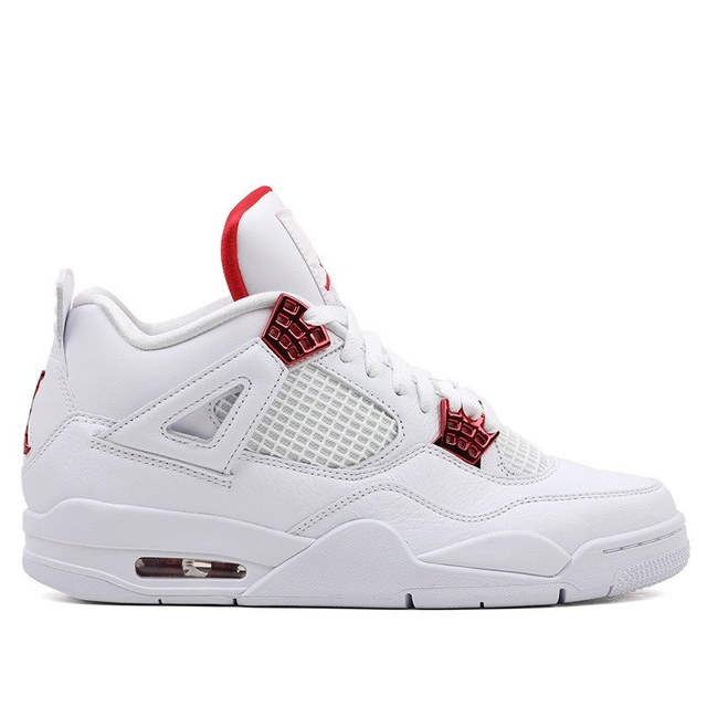 jordan 4 retro metallic white