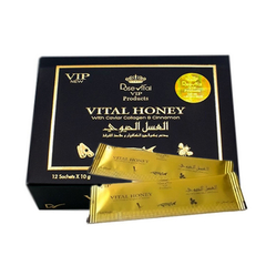 1 Caixa Melzinho do Amor 12 Saches - Suplemento Estimulante Sache 10grs - Masculino Vital Honey