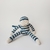 Monito rayado de crochet - varios colores - born babystore