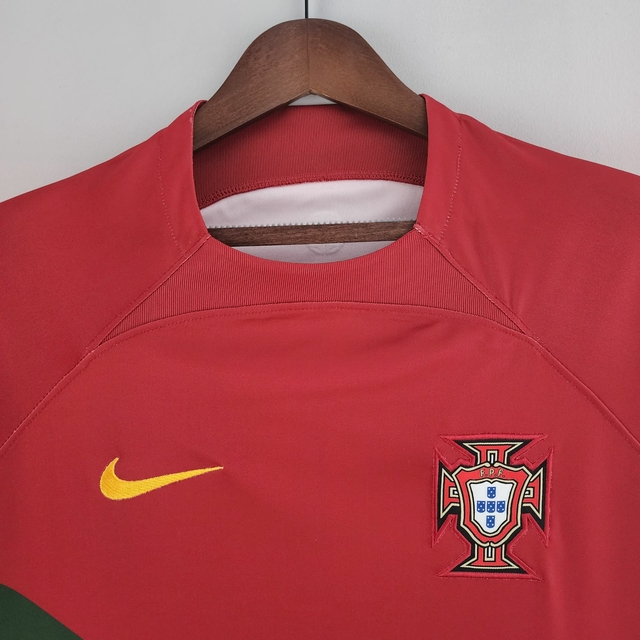 Camisa Portugal Copa do Mundo 2022 Torcedor Nike Masculina - Vermelha e  verde
