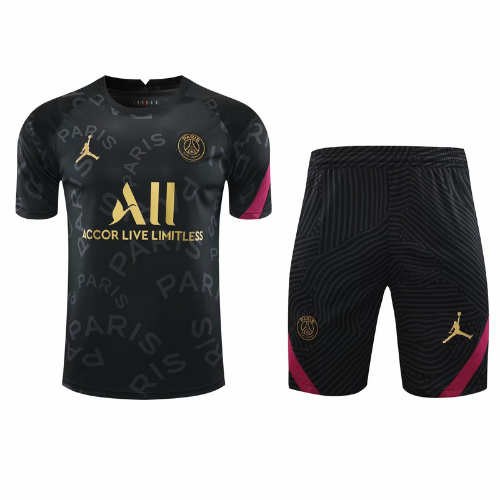 camisa psg treino preta
