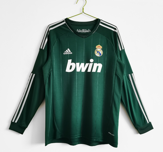 Camisa Real Madrid RETRÔ 2012 Torcedor Adidas Masculino - Verde