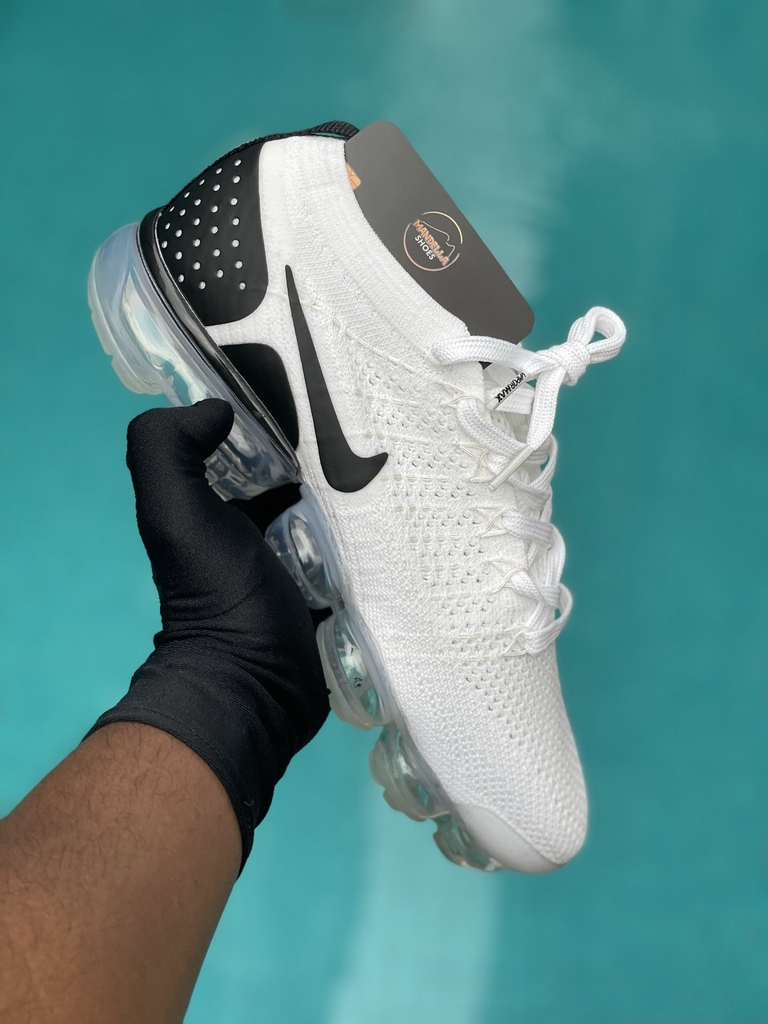 Nike Vapormax 2.0 Branco e Preto - Mandella Shoes