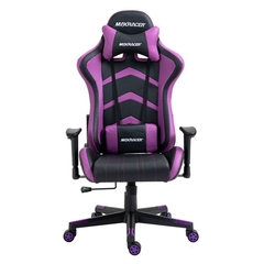 Cadeira Gamer MaxRacer Aggressive Roxa - comprar online
