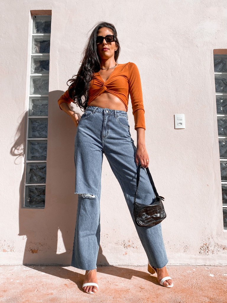 Calça Wide Leg Manu