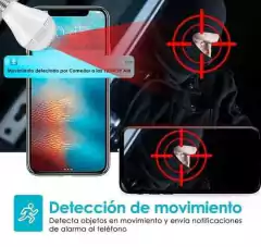 Lámpara Con Cámara Foco Led De Seguridad Wifi 360° Sonido Microfono - GresTechnology - Tecnología para el hogar!