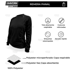 Conjunto Termico Remera Primera Piel + Calza Safit - Saavedra Fitness
