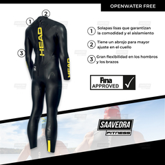 Traje de neoprene Head Openwater Free Wetsuit 3.2 mujer #452492