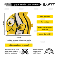 Gorro Silicona Natacion Animalitos Safit - comprar online