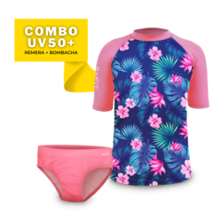 Combo Remera UV Niños Safit + Bombacha - comprar online