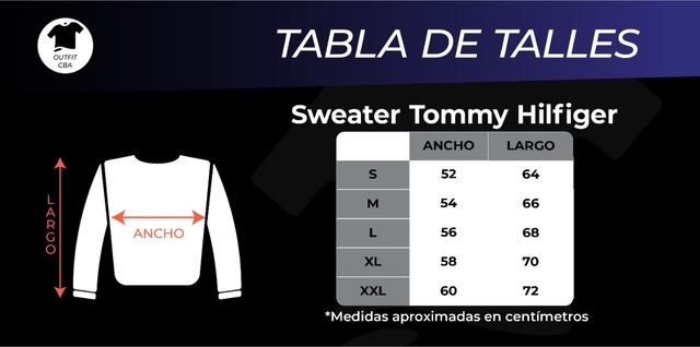 Sweater hilo TOMMY HILFIGER marrón - Outfit Cba