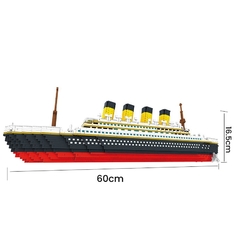 Blocos de Montar Navio Titanic 3800pçs - Quarto Geek Store - Loja de Presentes Criativos, Nerd, Geek e Cultura Pop