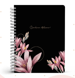 Planner diária floral