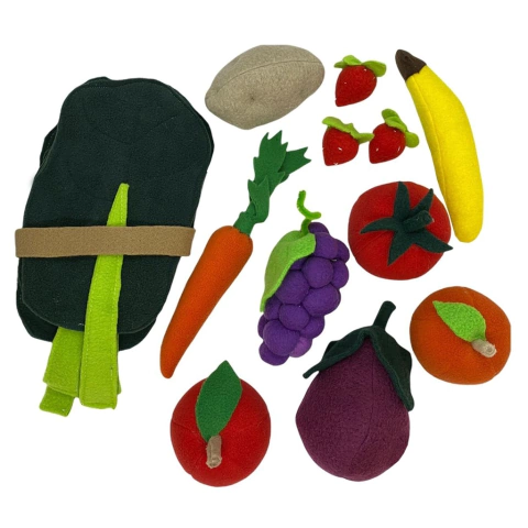 Set Frutas y Verduras de Tela