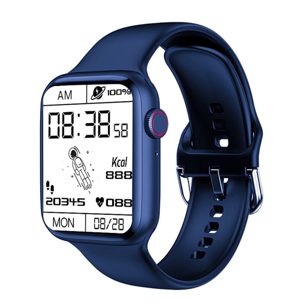 smartwatch iwo max pro troca pulseira 44mm ios android