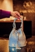 Bolsa Couro Saco Azul Bucket Bag Mila - Karine Riboli Bolsas de Couro, Calçados e Acessórios Femininos