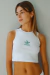 Top Minimal White & Green