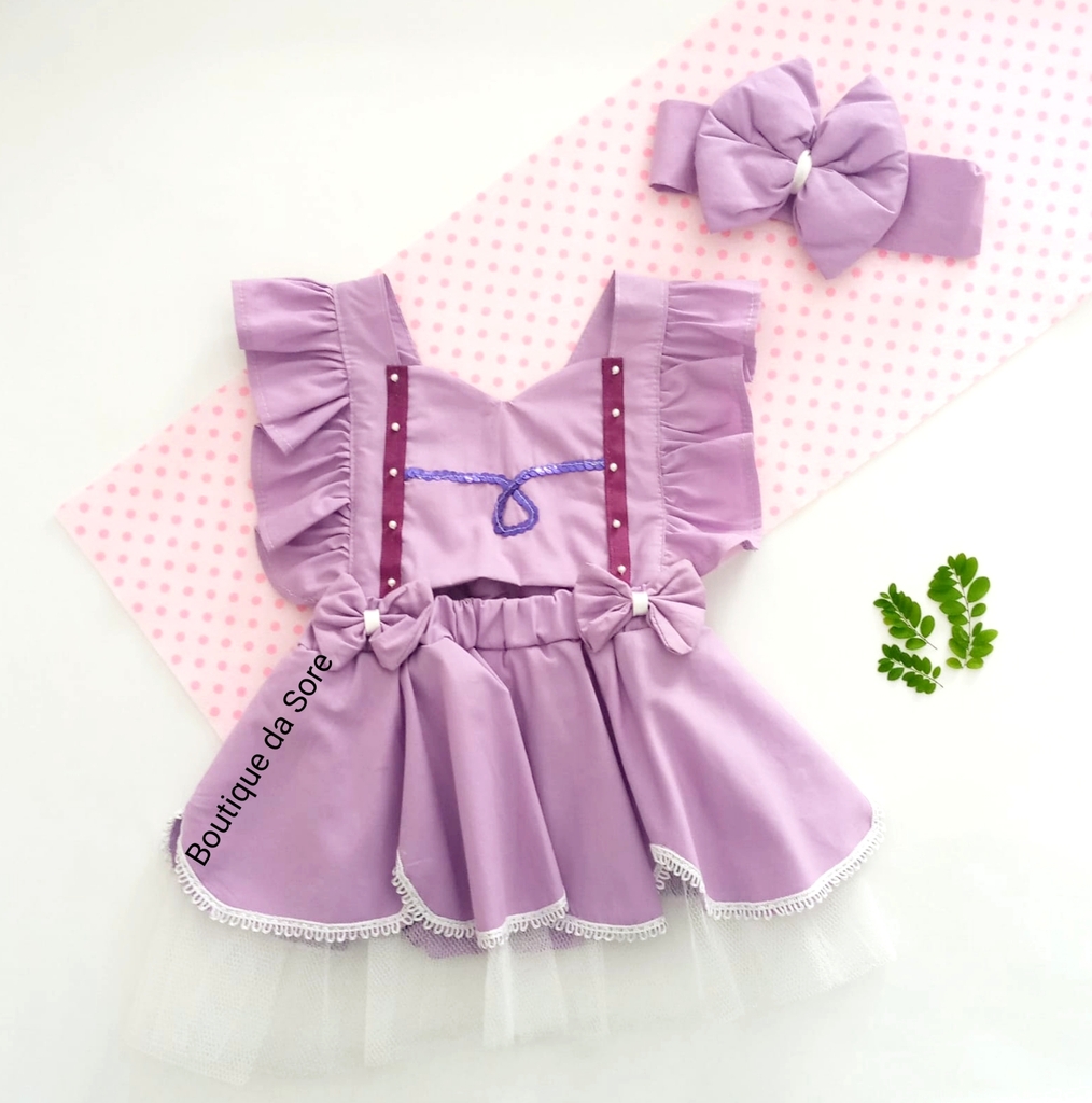 Romper Vestido Temático - Princesa Sofia