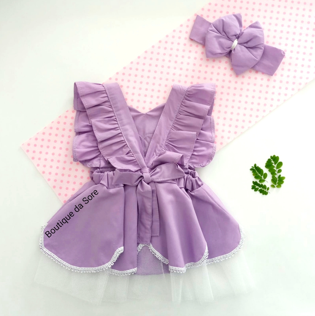 Vestido Infantil Tema Princesa Sofia Aniversário 1 Ao 3 com o